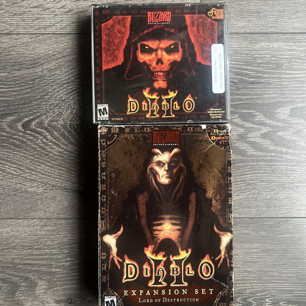 Diablo 2 II + Lord of Destruction Expansion Set PC